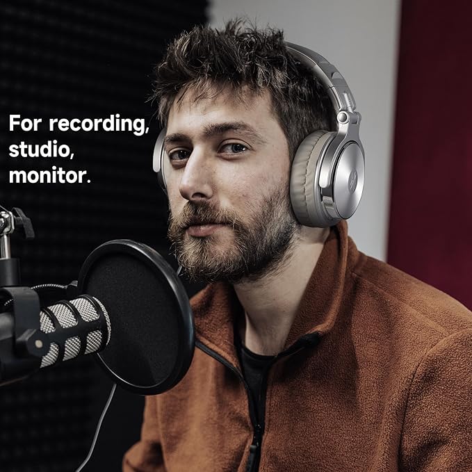 OneOdio Wired Over Ear Headphones Studio Monitor & Mixing DJ Stereo Headsets