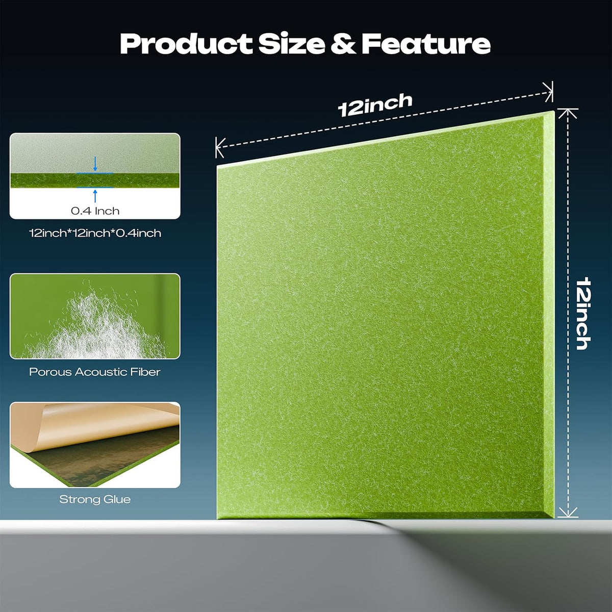 Sonicism 22 Pack Acoustic Wall Panels