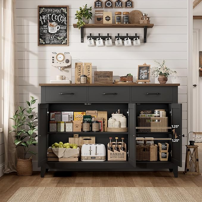 HORSTORS 47" Buffet Cabinet