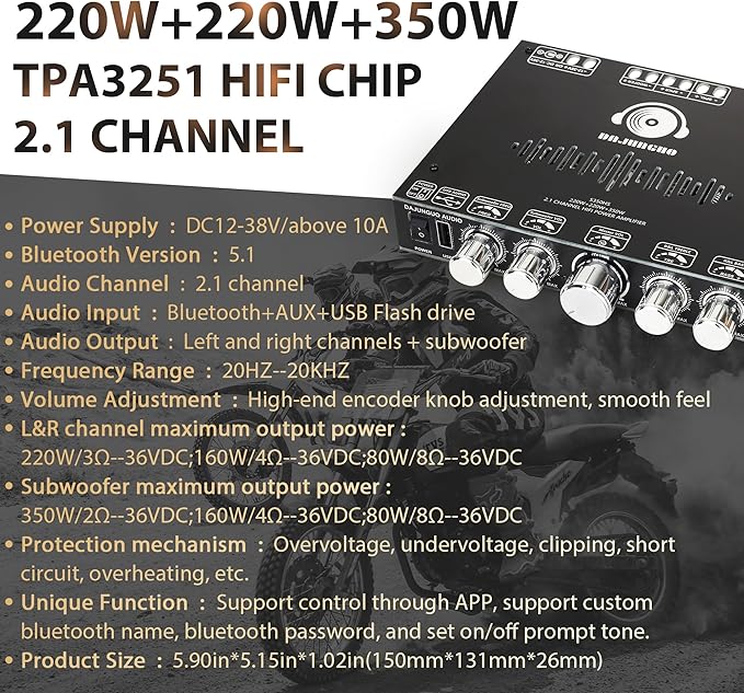 S350HS TPA3251 Bluetooth Power Amplifier Board