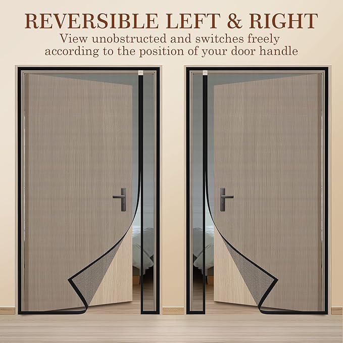 Yotache Reversible Left Right Side Opening Screen Doors