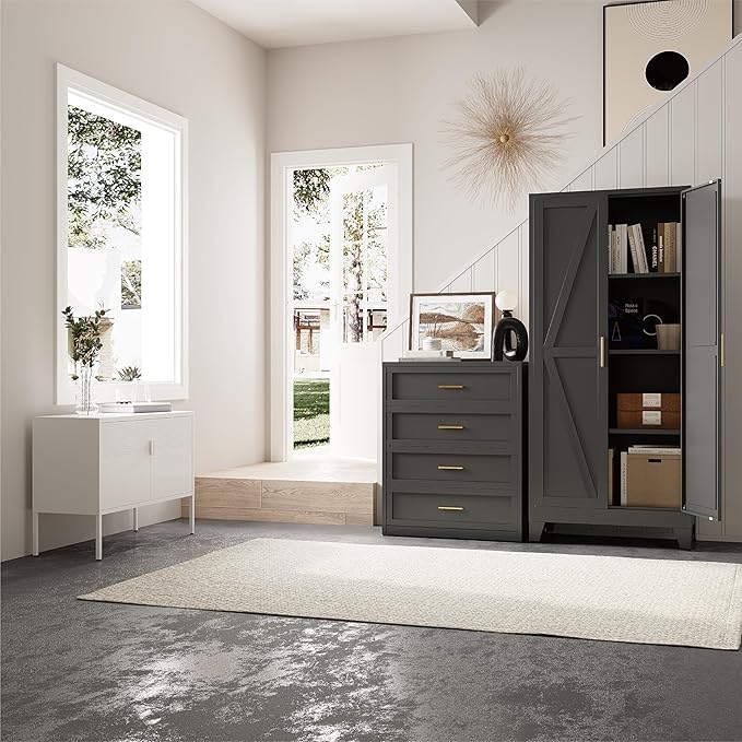 61" Tall Pantry Cabinet, Kitchen Pantry Storage Cabinets