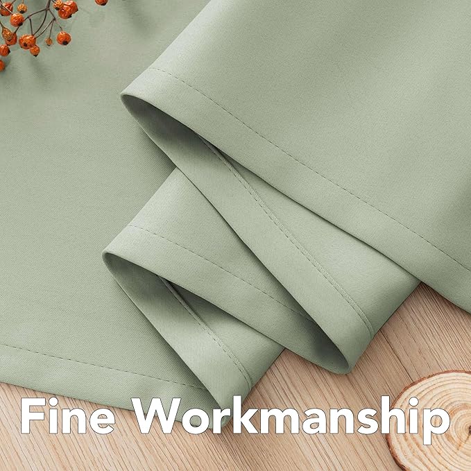 H.VERSAILTEX Light Sage Green Curtains
