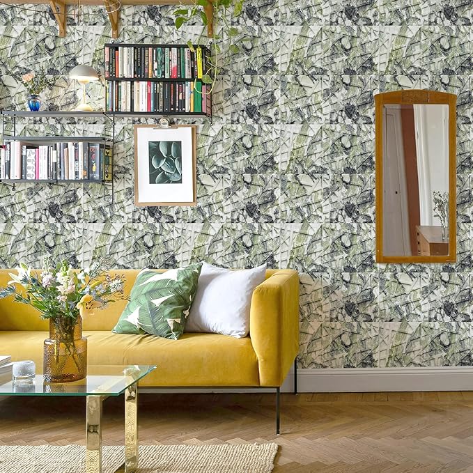 LEVOWAY 33 Pack 3D Wall Panels for Interior Wall Decor, Wall Covering Panles