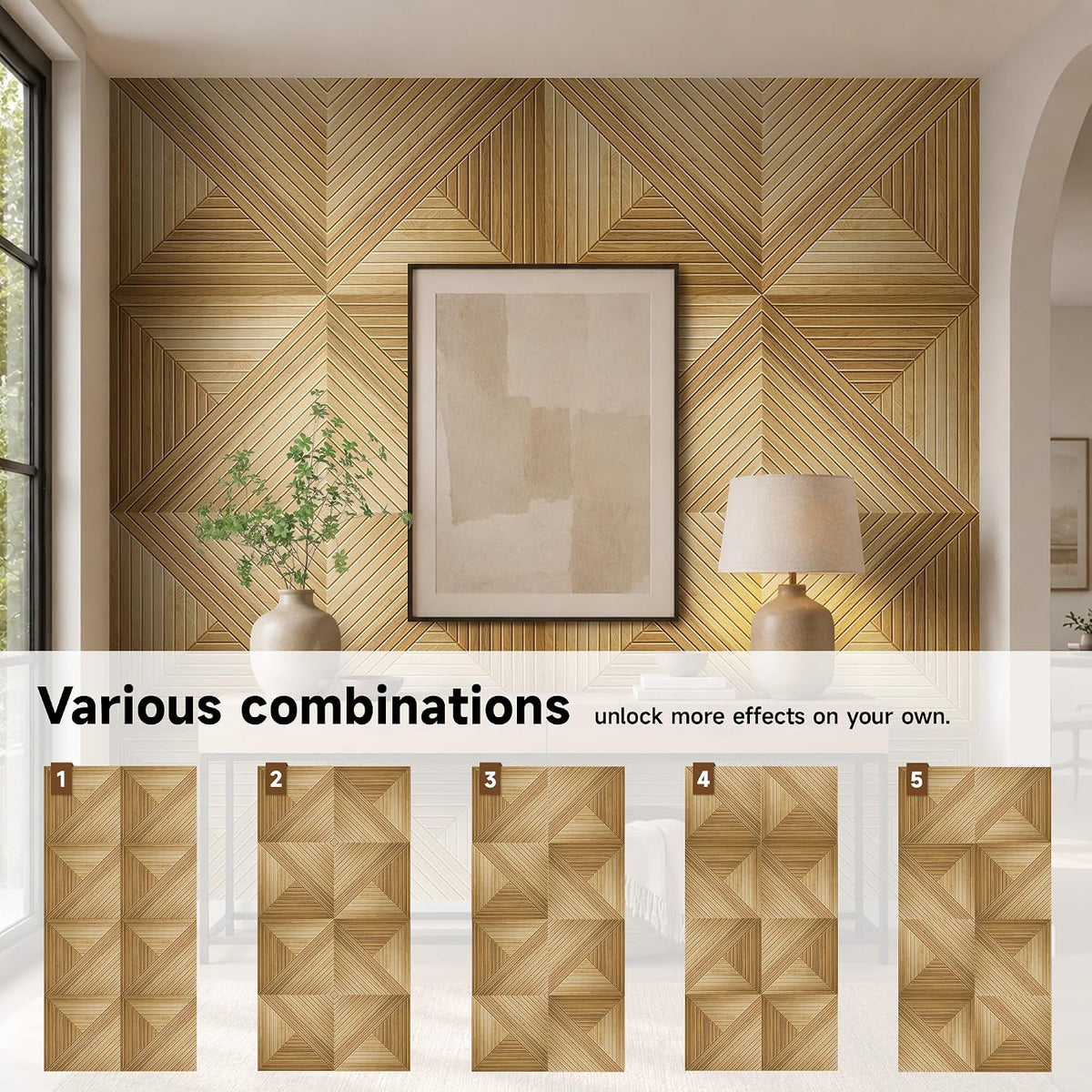 12 Pack Acoustic Wall Panels Peel and Stick, 23.6"x23.6" Sound Abso...