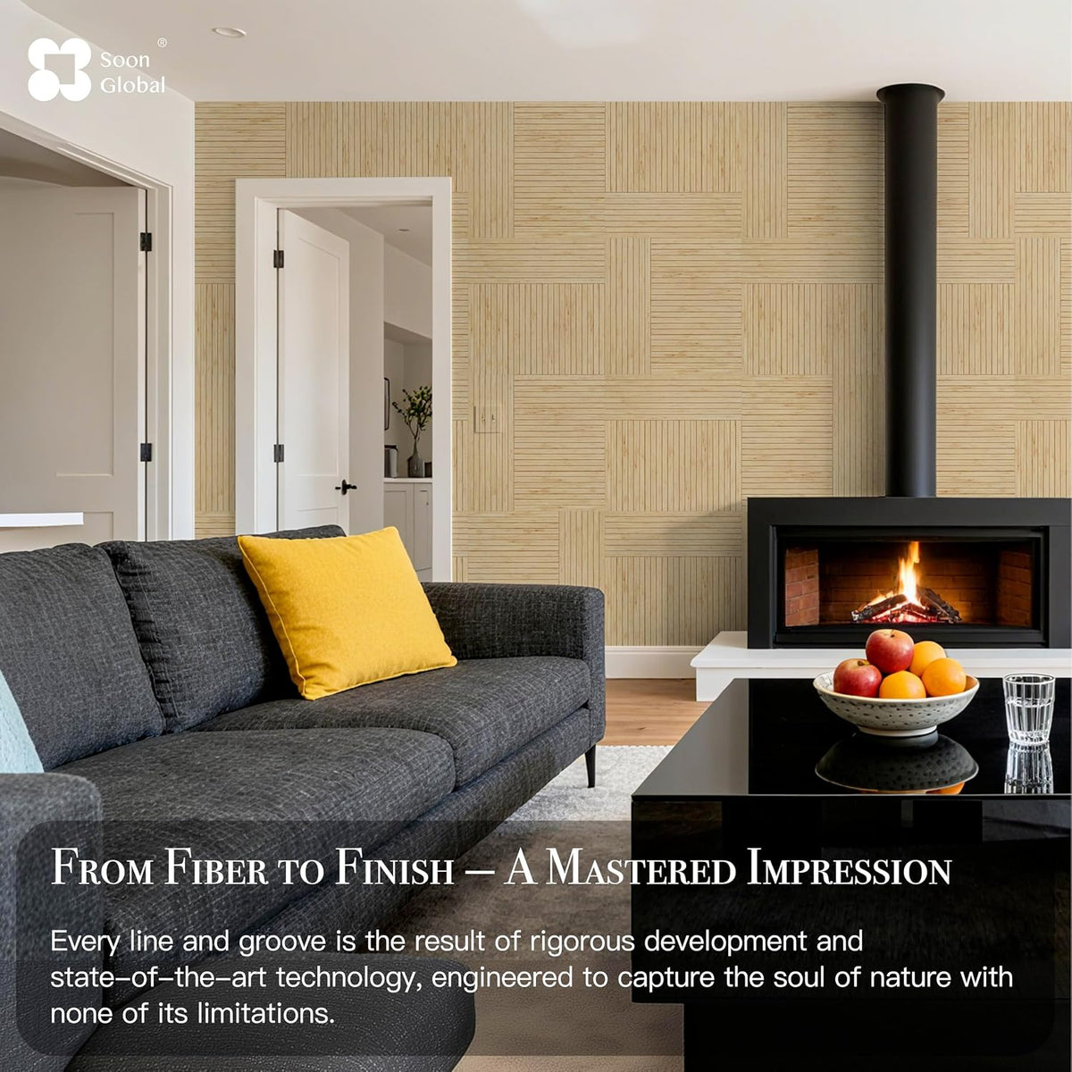 Soon Global Acoustic Wall Panels, Zen Split