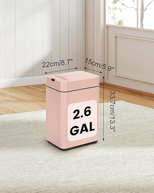 ELPHECO Bathroom Trash Can