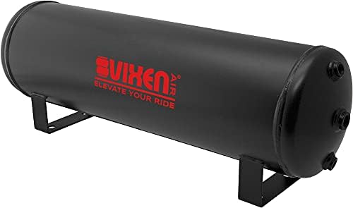 Vixen Air 12V Air Suspension Kit with 200 PSI Compressors and 4 Gallon Tank O...