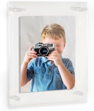 ArtToFrames 20x30 Inch Double Panel Floating Acrylic Picture Frame comes