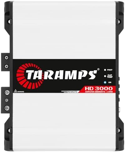 Taramps HD 3000 1 Ohm 3000W RMS Full Range Monoblock Car Audio Amplifier