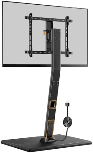 Perlegear Rolling TV Stand with Power Outlet for 32–70 inch TVs