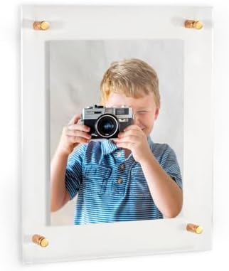 ArtToFrames 14x26 Inch Double Panel Floating Acrylic Picture Frame comes