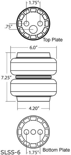 Slam Specialties SS-6/SS-7 Air Bags Springs Custom Suspension 4 Pack