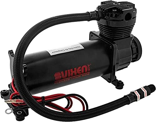 Vixen Air 12V Air Suspension Kit with 200 PSI Compressors and 4 Gallon Tank O...