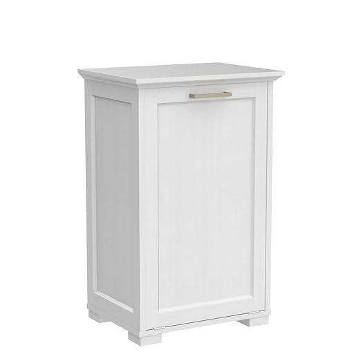 OLD CAPTAIN Tilt-Out Laundry Sorter Cabinet/Wooden Tilt Out Trash Cabinet