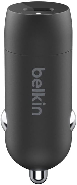 Belkin BoostCharge 30W USB-C Car Charger with USB-C Cable