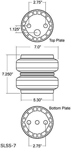Slam Specialties SS-6/SS-7 Air Bags Springs Custom Suspension 4 Pack