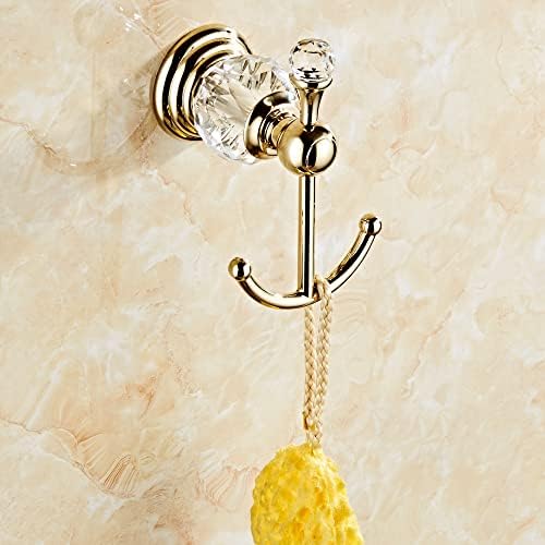 Crystal Bathroom Hardware Set,Adjustable Towel Rack, Toilet Roll Paper Holder...