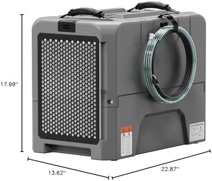 180 PPD LGR Commercial Dehumidifier with Pump and Drain Hose