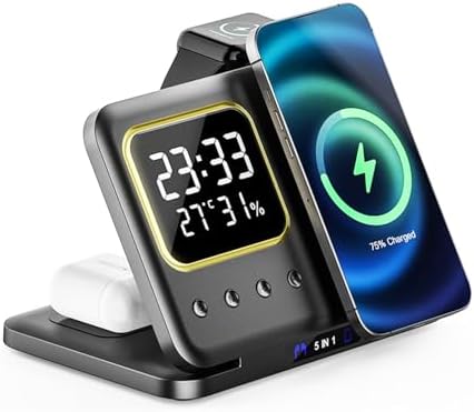 IHAO 5in1 Multi Functional Wireless Charger