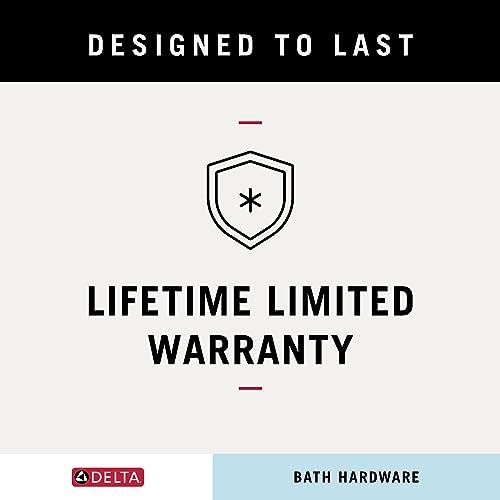 Delta Faucet McLaren 3-Piece Bathroom Set, Matte Black, 18"/24" Tow...