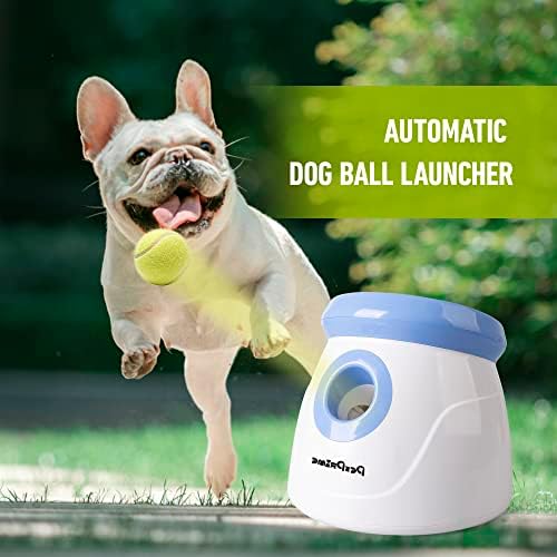 Pet Prime Automatic Dog Ball Thrower Launcher for Small and Medium Dogs, Inte...