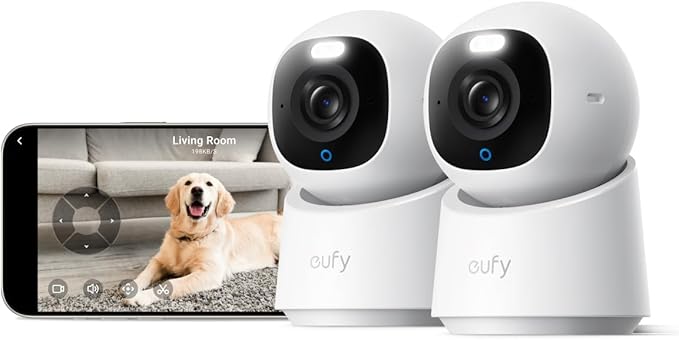 eufy Indoor Cam E30 2-Cam Kit, Latest Generation, 4K UHD Security Camera