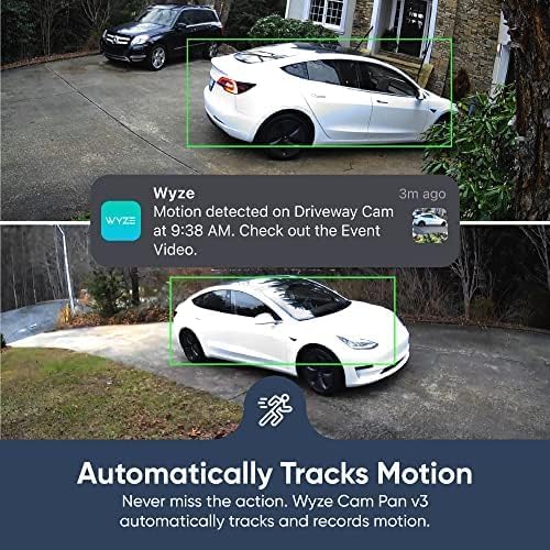 WYZE Cam Pan v3 Indoor/Outdoor IP65 1080P 360° Pan/Tilt/Zoom WiFi Smart Home