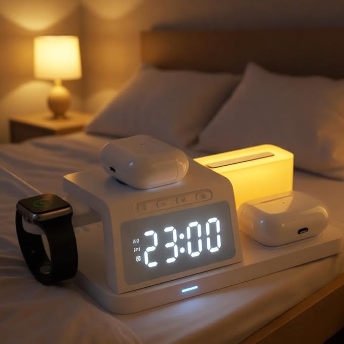 IHAO 6in1Digital Alarm Clock
