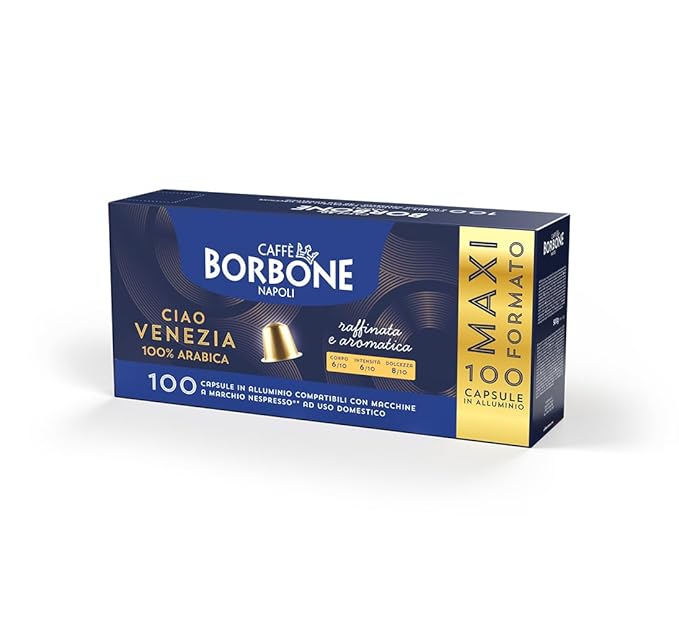 Caffè Borbone Ciao Venezia Aluminum Capsules Compatible (100 Count)