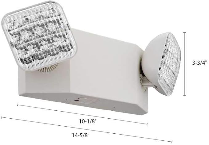 Lithonia Lighting EU2 LED 2-Light White LED Emergency Fixture