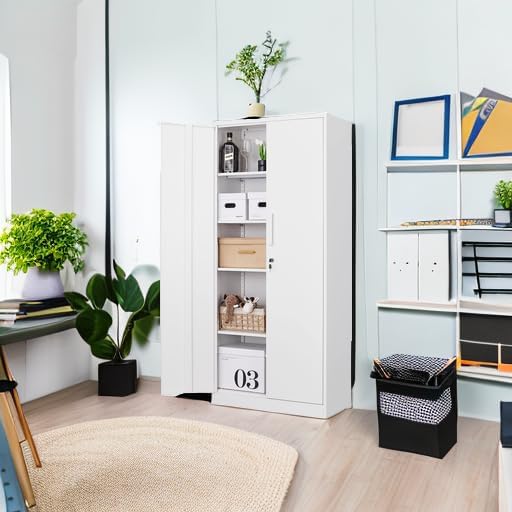 Metal Storage Cabinet-71” Tall Steel File Cabinets