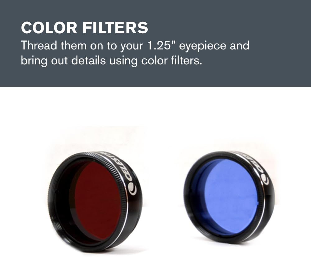 Celestron PowerSeeker Telescope Accessory Kit – Eyepieces & Filters
