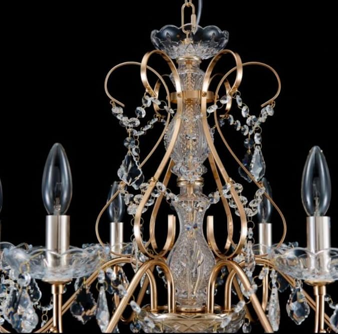 Saint Mossi 6 Light Crystal Chandelier Light Fixture Modern Chandelier Crysta...