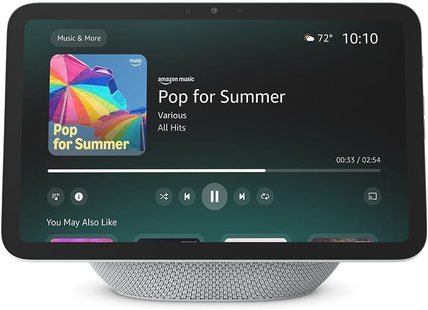 Amazon Echo Show 8 (newest model), Vibrant HD 8.7" display with spatial ...