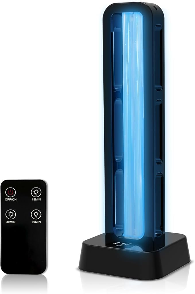39W UV Light Sanitizer with Remote Control and 3 Timers – Ozone Free Home
