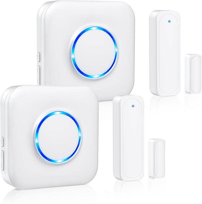 Door Chime, Satisure Wireless Door Open Contact Sensor Alarm Chime