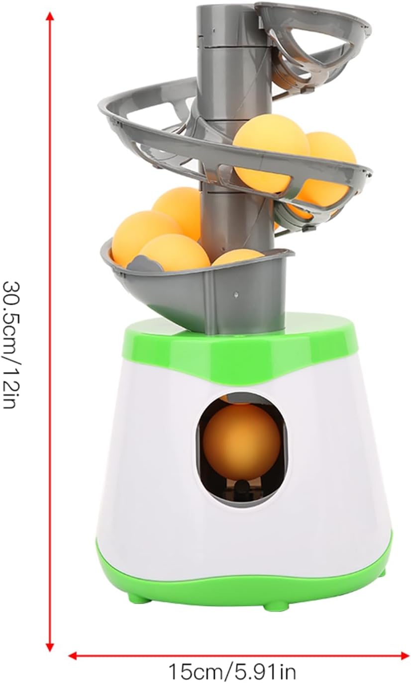 Vbestlife Automatic Machine for Beginners, 10 Balls Table Tennis Trainer Ball...