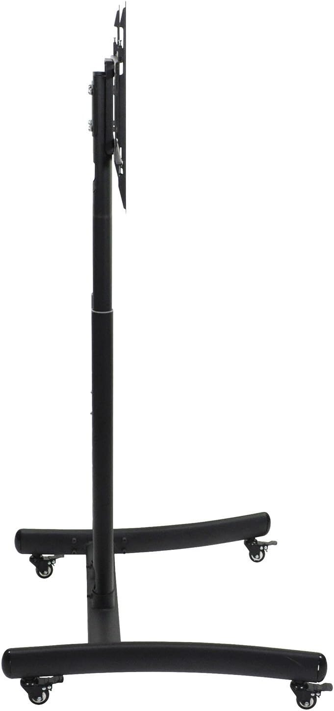 LUXOR Adjustable Height Rolling TV Stand