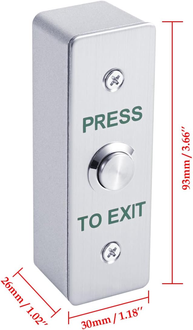 Door Access Control System Inswinging 600lbs Magnetic Lock Kit Build-in Alarm