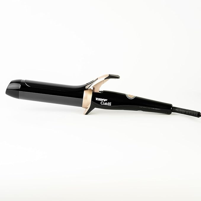 TAIFF Curves Professional Black Titanium Curling Iron – High-Performance Hair