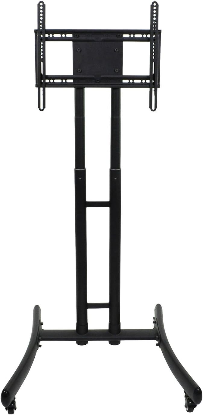 LUXOR Adjustable Height Rolling TV Stand