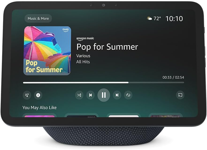 Amazon Echo Show 8 (newest model), Vibrant HD 8.7" display with spatial ...