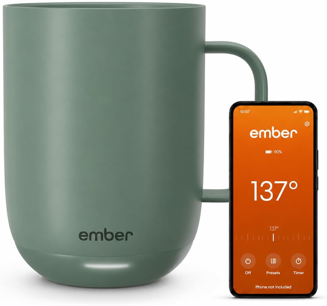 Ember Temperature Control 14oz Smart Mug 2, App-Controlled and Rechargeable H...