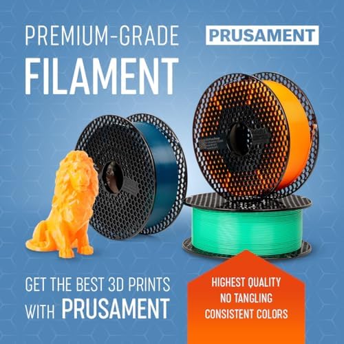 Prusament PETG Prusa Orange 1.75mm 1kg 3D Printer Premium Filament