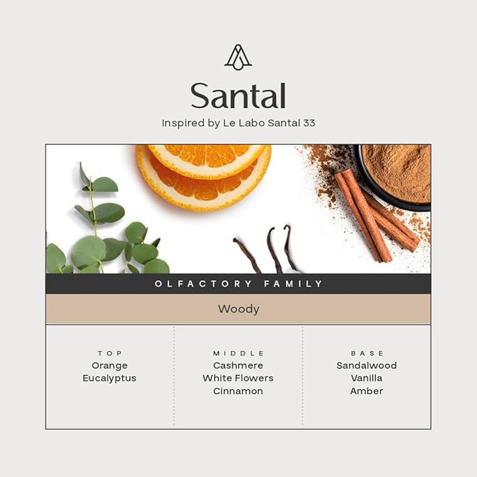 AromaPlan Hotel Scents Santal, 1.7 Fl Oz- Home Luxury Aroma & Hotel Fragr...