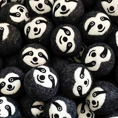 Friendsheep Wool Dryer Balls, Organic Reusable Fabric Softener Alternative (6...