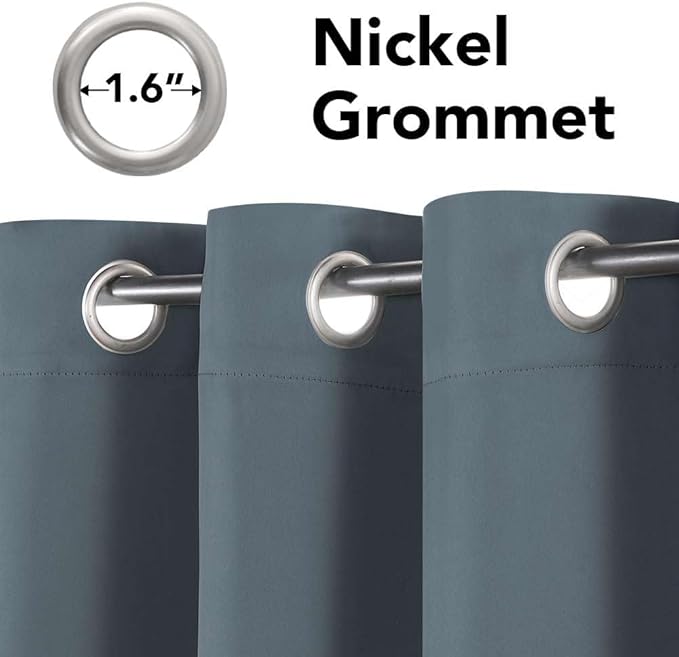 H.VERSAILTEX Elegant Grommet Blackout Thermal Insualted Solid Curtains/Drapes...
