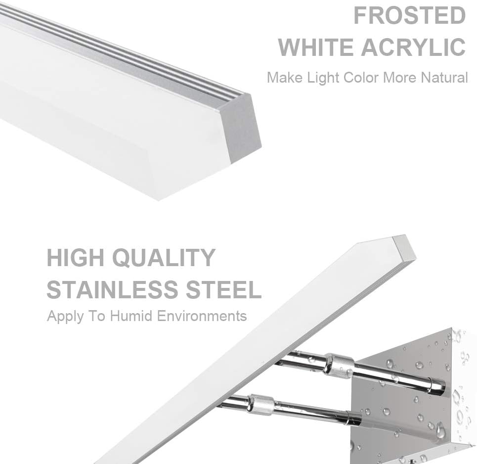 Aipsun 31.5 inch LED Vanity Lights Adjustable Bathroom Light Fixtures Bathroo...