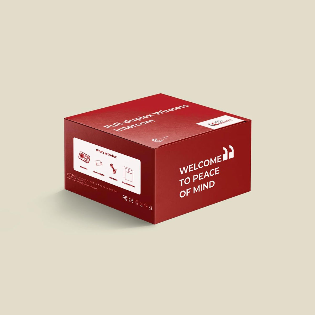 Hosmart UltraSpeak Pro Intercoms Wireless for Home, Two-Way Real-time Interco...
